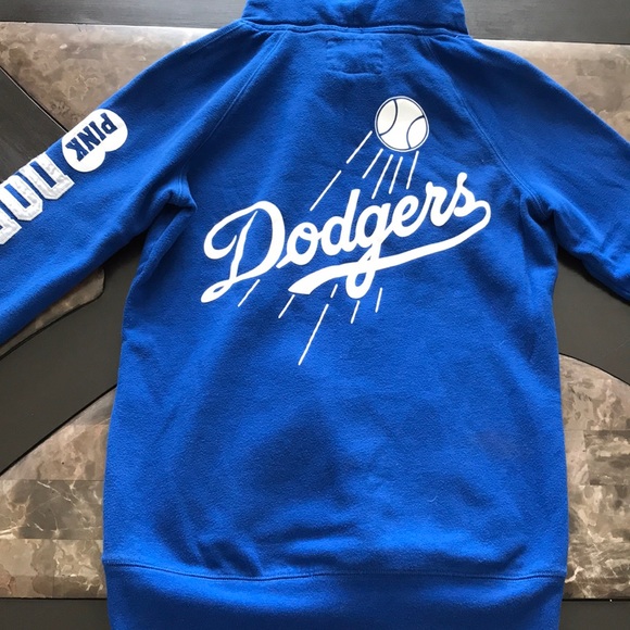 victoria's secret pink dodgers hoodie